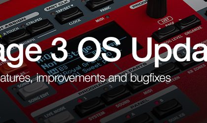 new Nord Stage 3 OS v1.12