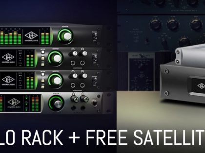 Gratis UAD-2 Satellite bij aanschaf van Apollo Rack