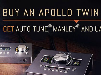 Gratis vocal plugins bij aankoop Apollo Twin mkII of Arrow