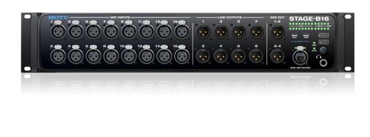 MOTU Stage-B16 1 dag in studio setup getest - superaanbieding