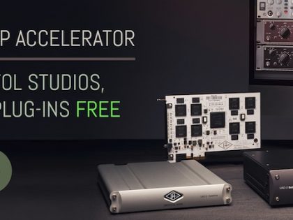Blockbuster promo voor UAD-2 accelerators (UAD-2 satellite en PCI)