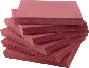 Auralex Acoustics 2" Studiofoam Wedges Burgundy - Afbeelding 2