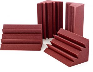 Auralex Acoustics Lenrd Bass Traps Burgundy 4