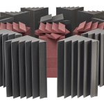 Auralex Acoustics Roominators D108L-DST Burgundy