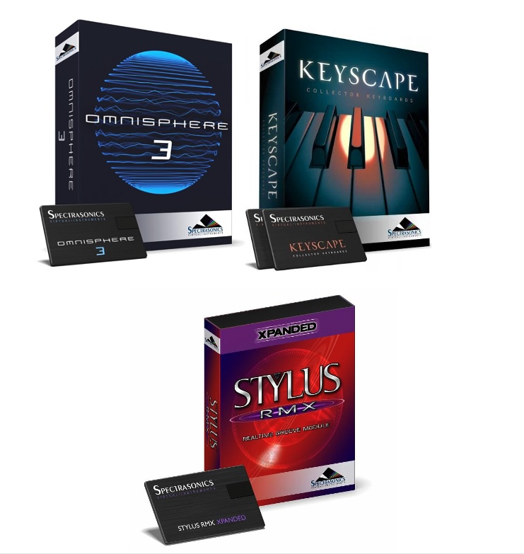 Spectrasonics Omnisphere 3 + Keyscape + Stylus RMX