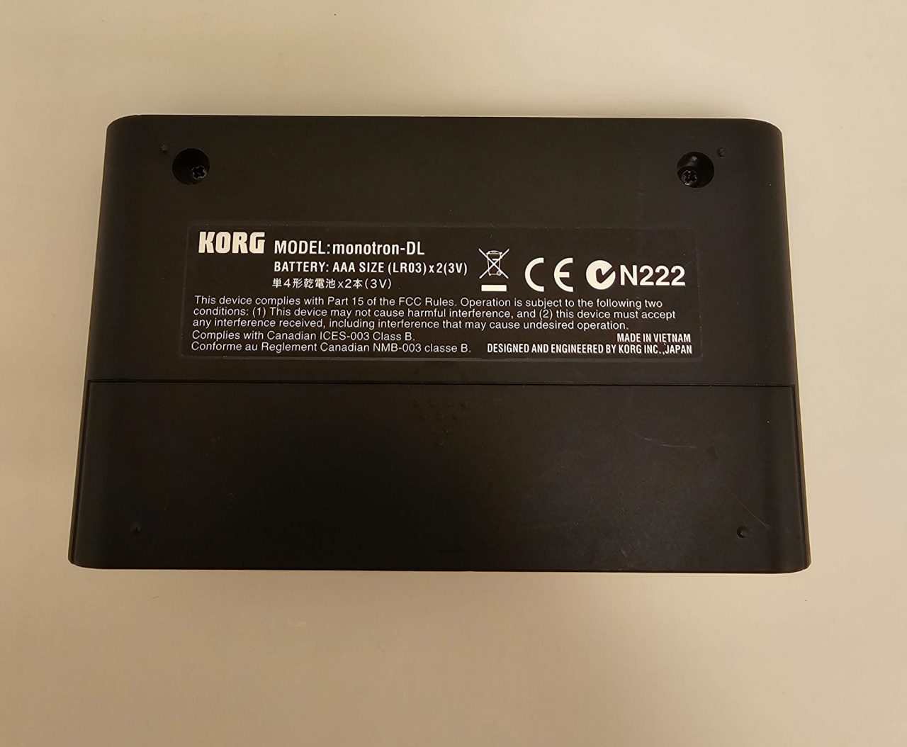 Korg Monotron Delay Synthesizer occ. - Afbeelding 2