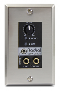 Radial SB5W electric wall plate