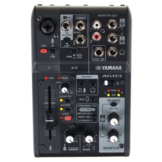 Yamaha AG03 MK2 BK