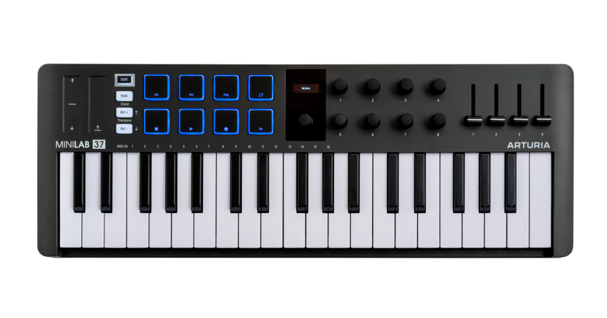 Arturia MiniLab 37 Black - Afbeelding 1